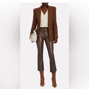 NWT FRAME Lambskin Leather Pants sz 25